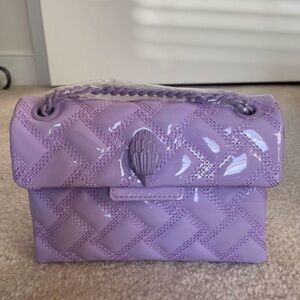 Kurt Geiger Purple Mini Quilted Bag